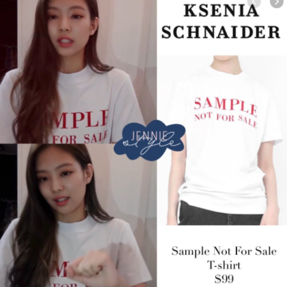 BLACKPINK Jennie - Sample Not for Sale T-Shirt
